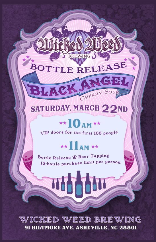Wicked Weed "Black Angel" Cherry Sour (3/22/14) Community BeerAdvocate