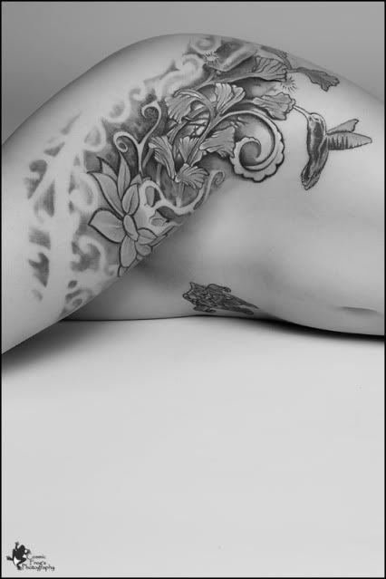 Female Canvas I By Cosfrogjpg Side Tattoo