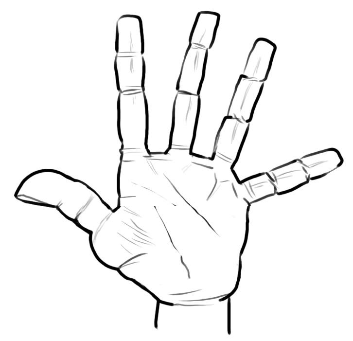 a hand