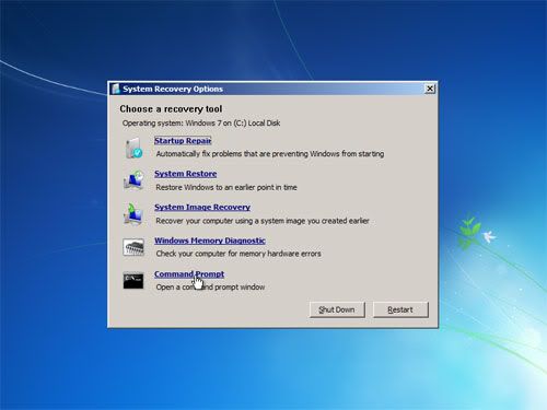 Reset Windows 7 Password Step by Step