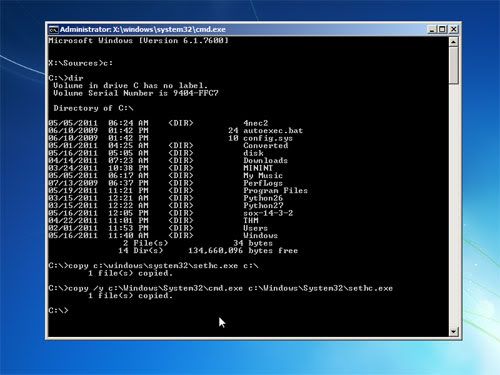 Reset Windows 7 Password Step by Step