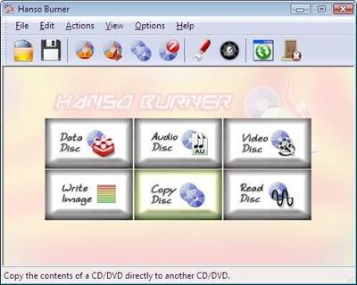 Free Burning Software on Hanso Burner Is A Dvd Burner Software As Alternative To Nero