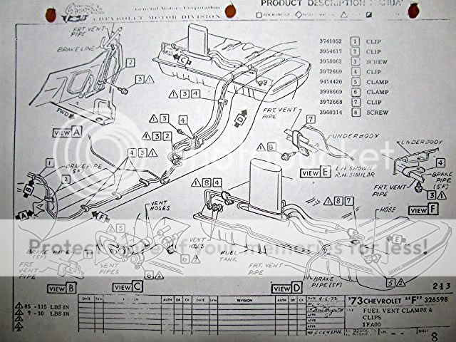 gas fuel tank venting, return lines, charcoal canister ... 72 gas tank diagram 