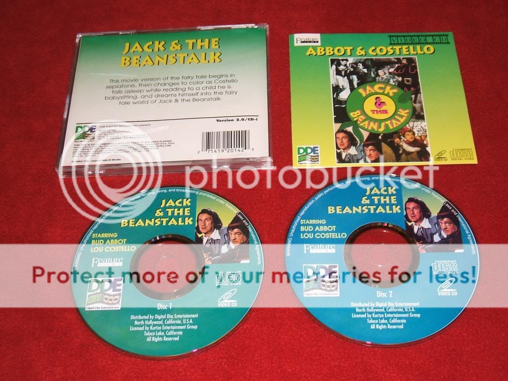 Jack The Beanstalk Movie Video CD VCD Philips CD I