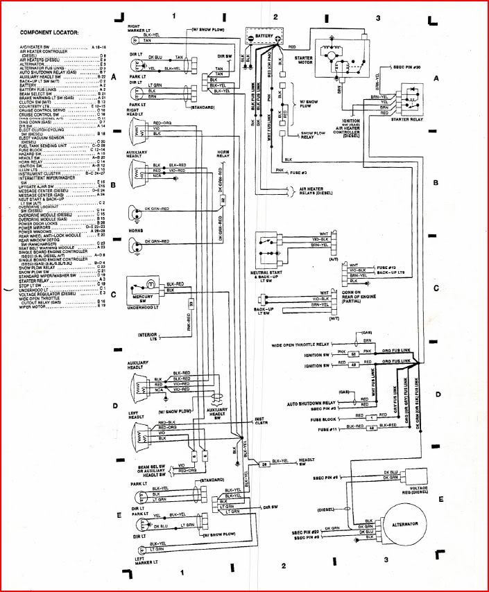 Wiring Diagram Database  2004 Dodge Ram Trailer Wiring Diagram